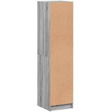  Visoka komoda sa staklenim vratima boja hrasta 35 x 37 x 142 cm | shoptok.hr