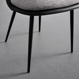Bessagi Home stol bianca, črna, siva, usnje | Shoptok.si