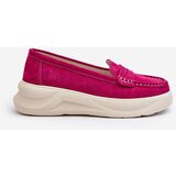 EVENTO Suede Women's Moccasins Fuchsia Filidia | Shoptok.si