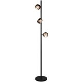 Trio Select Črna/v bronasti barvi LED stoječa svetilka (višina 150 cm) Orbit – Cene