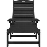 vidaXL Ležaljke 2 kom crna 162x53x98,5 cm HDPE | shoptok.hr