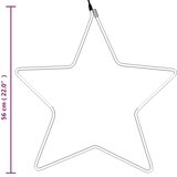 Figure božićne zvijezde 48 LED žarulja 3 kom tople bijele 56 cm | shoptok.hr