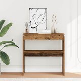 vidaXL Konzolni stol Staro drvo 80x30x80 cm Konstruirano drvo | shoptok.hr