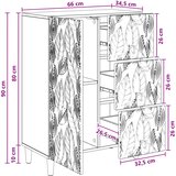  Kreveta Staro drvo 66 x 34,5 x 90 cm Konstruirano drvo | shoptok.hr