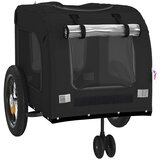 vidaXL crna kolica za ljubimce Crna Metal, Tkanina 124 x 53 x 53 cm | shoptok.hr