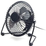 Gembird METALNI VENTILATOR NF-03 USB 10cm desktop fan black | Eponuda.com