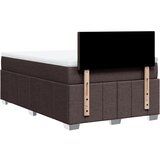  Krevet box spring s madracem tamnosmeđi 120 x 190 cm od tkanine Slike