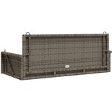  Klupa za ljuljanje siva 119 x 56 x 48 cm od poliratana | Eponuda.ba