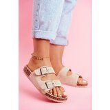 EVENTO PE1 Women's Slides On Corck Beige Si Senor | shoptok.hr