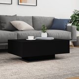  Stolić za kavu s LED svjetlima crni 85x55x31 cm | shoptok.hr