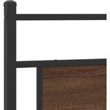  Okvir kreveta bez madraca smeđa boja hrasta 100 x 200 cm drveni | shoptok.hr