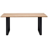 Bessagi Home jedilna miza len, hrast, 180x90 | Shoptok.si