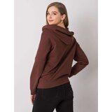 FANCY Sweatshirt-FA-BL-7239.23X-dark brown | Shoptok.si