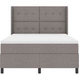 Box spring krevet Sivo-smeđa 140 x 190 cm tkanina | shoptok.hr