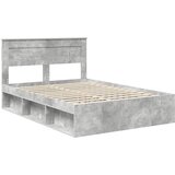  Krevetna konstrukcija Beton 140 x 200 cm Čvrsto borovo drvo | Eponuda.com