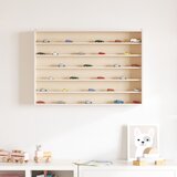  Drvena kolekcionarska vitrina sa 6 polica 80x8,5x55 cm | shoptok.hr