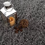 Lesnina-XXXL preproga z visokim florom porto tkano temno siva | Shoptok.si