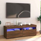 TV omarica z LED lučkami rjav hrast 120x35x40 cm, (20732834) | Shoptok.si