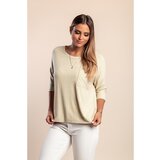 Fenzy Top S Prugastim Printom, Žuti | shoptok.hr