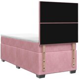  Boxspring krevet s madracem Ružičasta 80 x 200 cm Baršun | shoptok.hr