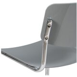 Ixia Sivi jedilni stoli v kompletu 4 ks Chrome – | Shoptok.si