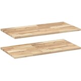  Plutajuće police 2 kom 100x40x2 cm Neobrađeno puno drvo akacije | shoptok.hr