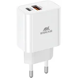 Punjač zidni PS4102 W00 EU wall charger white PD20W + QC3.0, USB-A + USB-C