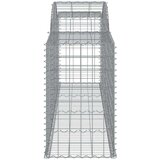  Lučne gabionske košare 2 kom 300x50x80/100 cm pocinčano željezo | shoptok.hr