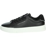 Tommy Hilfiger Nizke superge TH COURT LTH DETAIL ESS Črna | Shoptok.si