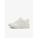 Michael Kors White Women's Leather Sneakers Billie - Women