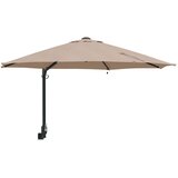  Vrtni suncobran 248 x 248 x 148 cm Poliester i čelik Sivo-smeđa | shoptok.hr