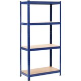 Police za pohranu 2 kom plave 80 x 40 x 160 cm čelik i MDF | shoptok.hr