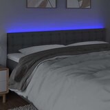  Uzglavlje tamnosivo 160x5x78/88 cm od tkanine | shoptok.hr