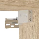 vidaXL Kupaonski zidni ormarić sonoma hrast 60x25x30 cm izrađeno drvo | shoptok.hr