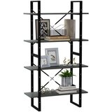 vidaXL ormarić za knjige s 4 razine sivi 80x30x140 cm od borovine | shoptok.hr