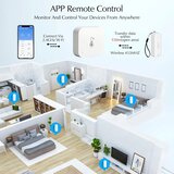 CHATTHEN 5x Wi-Fi senzor temperature in vlage z bazno postajo | Shoptok.si