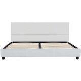  Posteljni okvir belo umetno usnje 140x200 cm | Shoptok.si