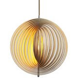  Drveni luster na sajli 1xE27/60W/230V prečnik 50 cm masiv/furnir/kaučukovac | Eponuda.com