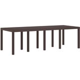  Stol za vrt Smeđa 250 x 100 x 73 cm poliratan | shoptok.hr