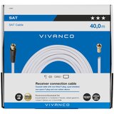 Vivanco SAT-Anschlusskabel-Set VIVANCO 44063 10/1040 110 dB, weiß 40m | Shoptok.si