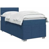  Boxspring krevet s madracem Plava 100 x 200 cm Tkanina | shoptok.hr