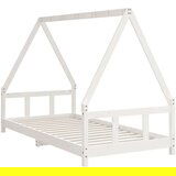  Za dječji krevet bijeli 90 x 190 cm od masivne borovine | shoptok.hr