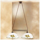  Kolarz 731.82.111 - Visilica na sajli NONNA 2xE27/75W/230V boja vina | Eponuda.com