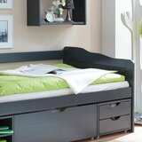MID.YOU Postelja S Predali Marlies, Temno Siva, Masiva, 90x200 | Shoptok.si