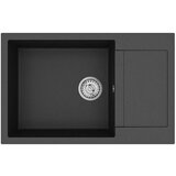 Umivalnica Črna 780 x 500 mm 80% Kvarc in 20% Smola - - črna - 18.45 - 780 x 500 mm - 2025-vidaXL-Uvoz_2 | Shoptok.si
