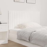 vidaXL Zidno uzglavlje bijelo 127,5x3x60 cm od masivne borovine | shoptok.hr