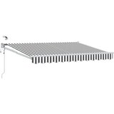  Električna retraktabilna tenda Antracit i bijelo 3 5 x 2 m - Bijeli Antracit i bijela 3 5 x 2 m | shoptok.hr
