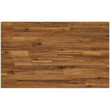  90 x 55 x 75 cm Čvrsto drvo akacije Prirodna i kava Pravokutni | shoptok.hr