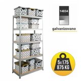 SmartStorage polica metal medijapan 180x90x45cm 5X175kg Cene