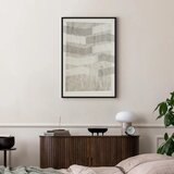  Slika - Chiaroscuro (1 Part) Vertical 60x90 U crnom drvenom okviru | shoptok.hr